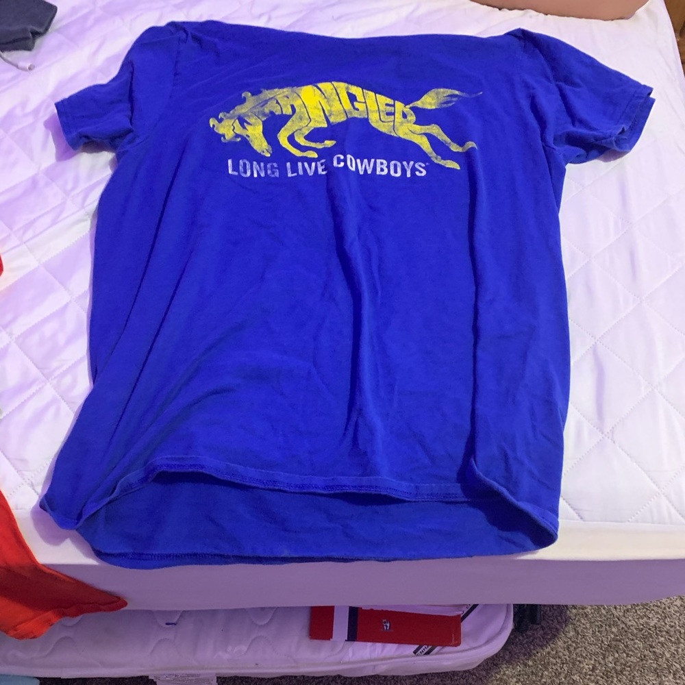 Blue long live Cowboys T-shirt